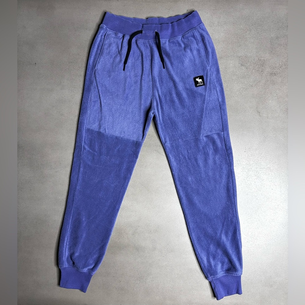 Abercrombie Kids Blue Fleece Joggers - 13-14